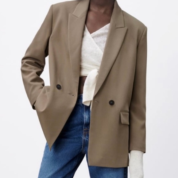 OVERSIZED DOUBLE BREASTED JACKET - Picture 2 of 7